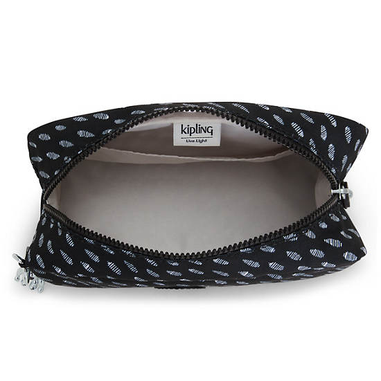 Kipling Gleam Printed Pouch Vesker Blå | NO 1077DF